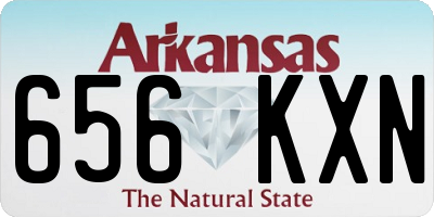 AR license plate 656KXN