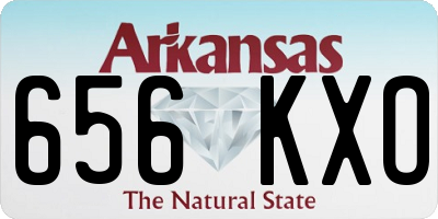 AR license plate 656KXO