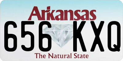 AR license plate 656KXQ