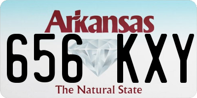 AR license plate 656KXY