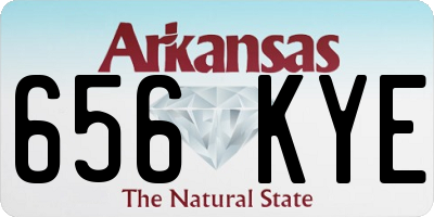AR license plate 656KYE