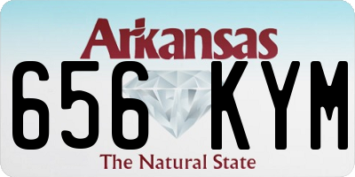 AR license plate 656KYM