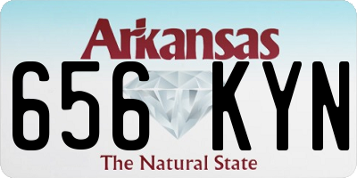 AR license plate 656KYN
