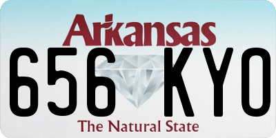 AR license plate 656KYO