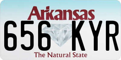 AR license plate 656KYR