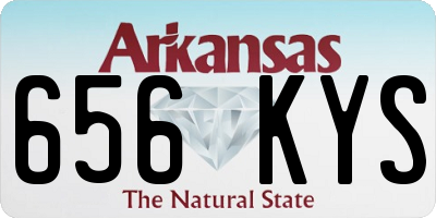 AR license plate 656KYS