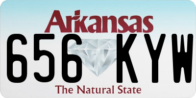 AR license plate 656KYW