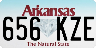 AR license plate 656KZE
