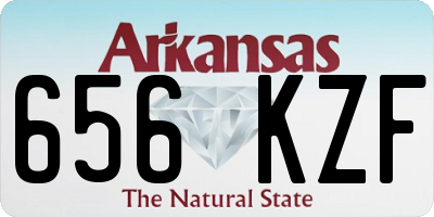 AR license plate 656KZF