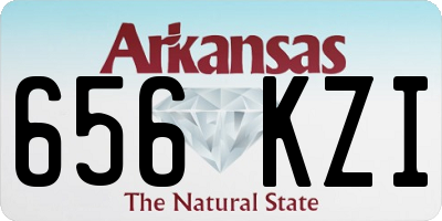 AR license plate 656KZI