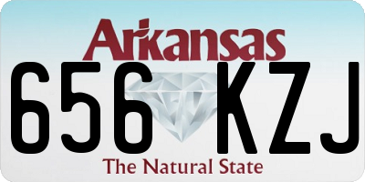 AR license plate 656KZJ