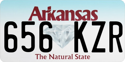 AR license plate 656KZR