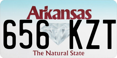 AR license plate 656KZT