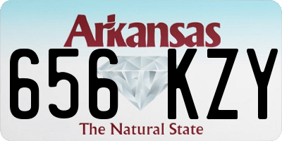 AR license plate 656KZY