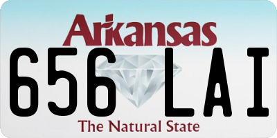 AR license plate 656LAI