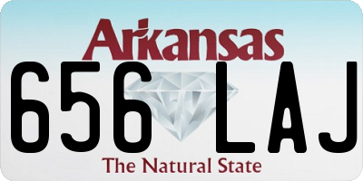 AR license plate 656LAJ