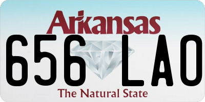 AR license plate 656LAO