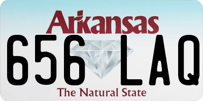AR license plate 656LAQ