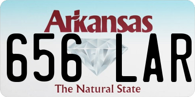AR license plate 656LAR