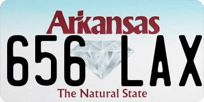 AR license plate 656LAX