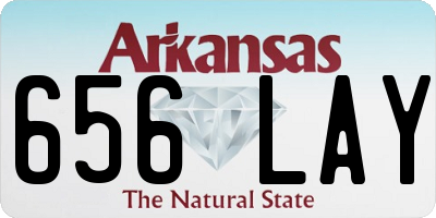 AR license plate 656LAY