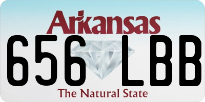 AR license plate 656LBB