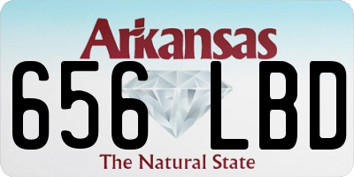 AR license plate 656LBD
