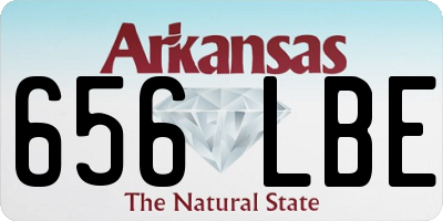 AR license plate 656LBE