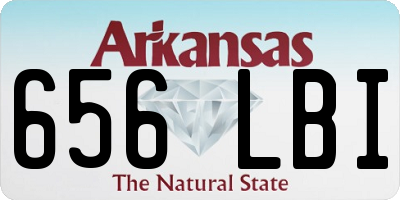 AR license plate 656LBI