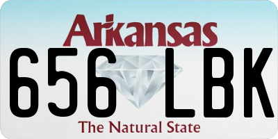 AR license plate 656LBK