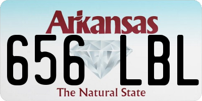 AR license plate 656LBL