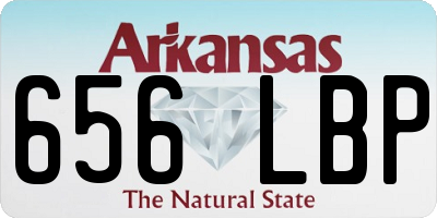 AR license plate 656LBP