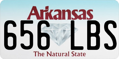 AR license plate 656LBS