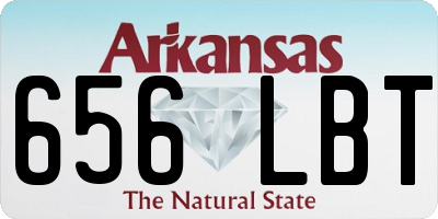 AR license plate 656LBT