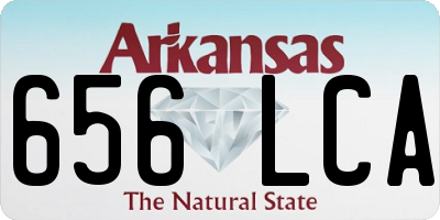 AR license plate 656LCA