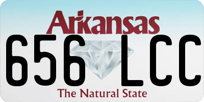 AR license plate 656LCC
