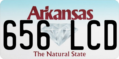 AR license plate 656LCD