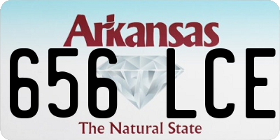 AR license plate 656LCE