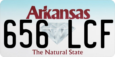 AR license plate 656LCF