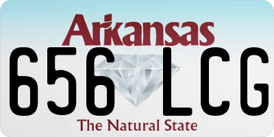AR license plate 656LCG