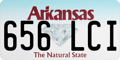 AR license plate 656LCI