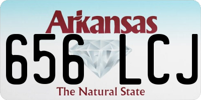 AR license plate 656LCJ