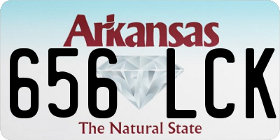 AR license plate 656LCK