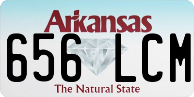 AR license plate 656LCM