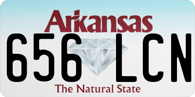 AR license plate 656LCN