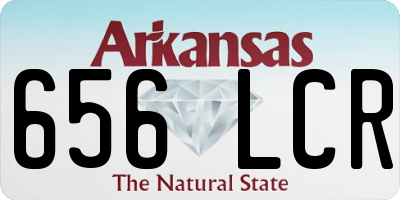 AR license plate 656LCR