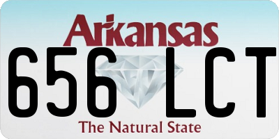 AR license plate 656LCT