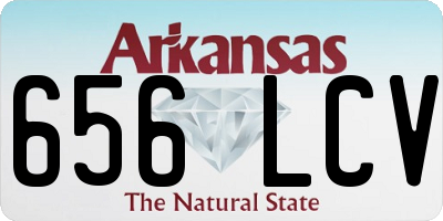 AR license plate 656LCV