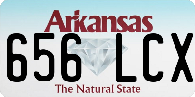 AR license plate 656LCX