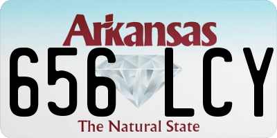 AR license plate 656LCY